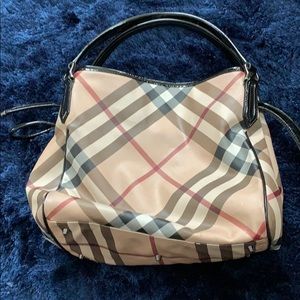 Medium Classic Burberry Tote Bag. Good Condition.